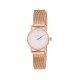 Montre Simone Maille milanaise - or rose/cad.blanc