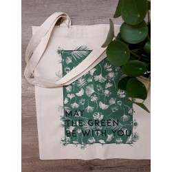 Tote-bag May the green be with You